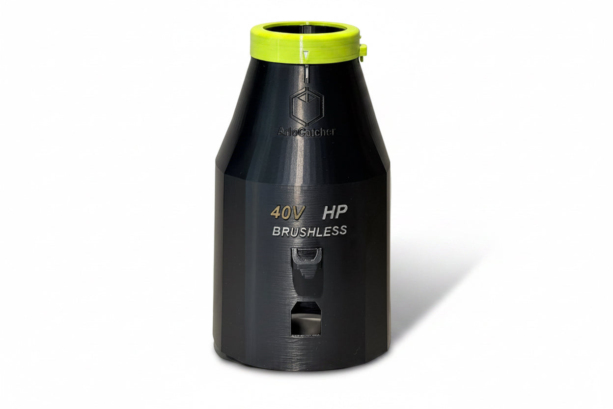 ArloCatcher Car Drying Short Stubby Nozzle for RYOBI 40V 800 CFM Whisper series RY40HPLB01 leaf blower, built with shoulder strap anchor point, has potential to work dry roof top of SUV, RV, Bus and other large vehicles
