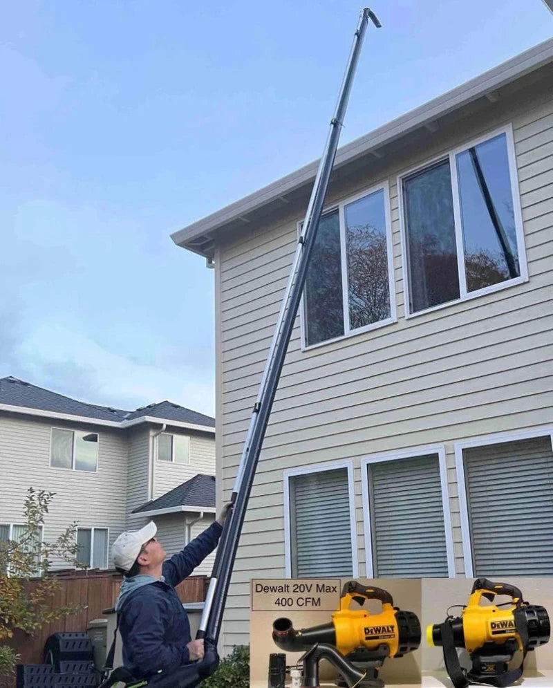 ArloCatcher Car Drying Short Stubby Nozzle For DeWALT Leaf Blowers, 20V XR 400, 450, 550 CFM and 60V FlexVolt 600, 760 CFM, with potential of drying roof top of large vehicles, SUV, RV, bus...