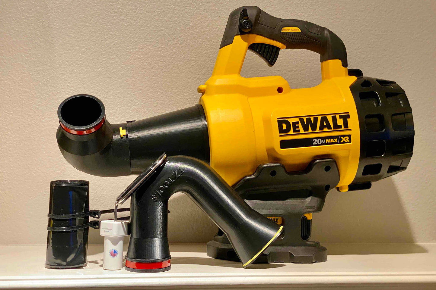 High Gutter Cleaning Kit for DeWalt Leaf Blowers – Clean Two-Story Gutters from the Ground – Fits DeWalt 20V DCBL722, 720, and 60V DCBL772, 777