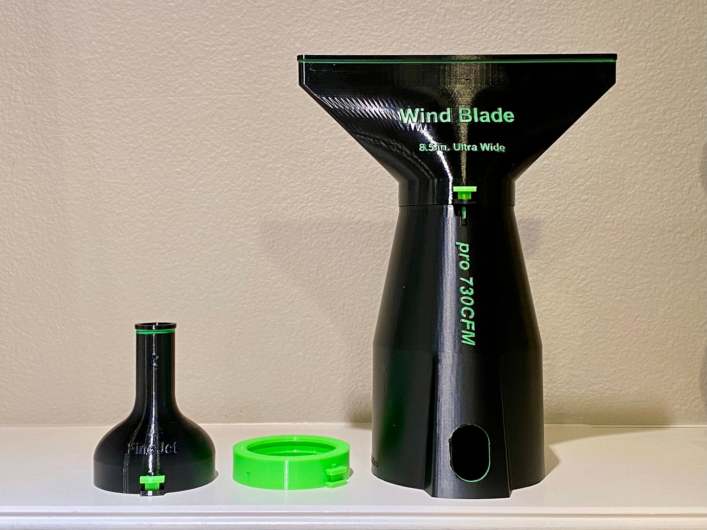 Car Drying Short Nozzle for Greenworks Pro 760, 730, 700, 610, 585, 550, 515, 500 CFM leaf blower, with potential of drying the roof top of large vehicles, RV, SUV, bus...