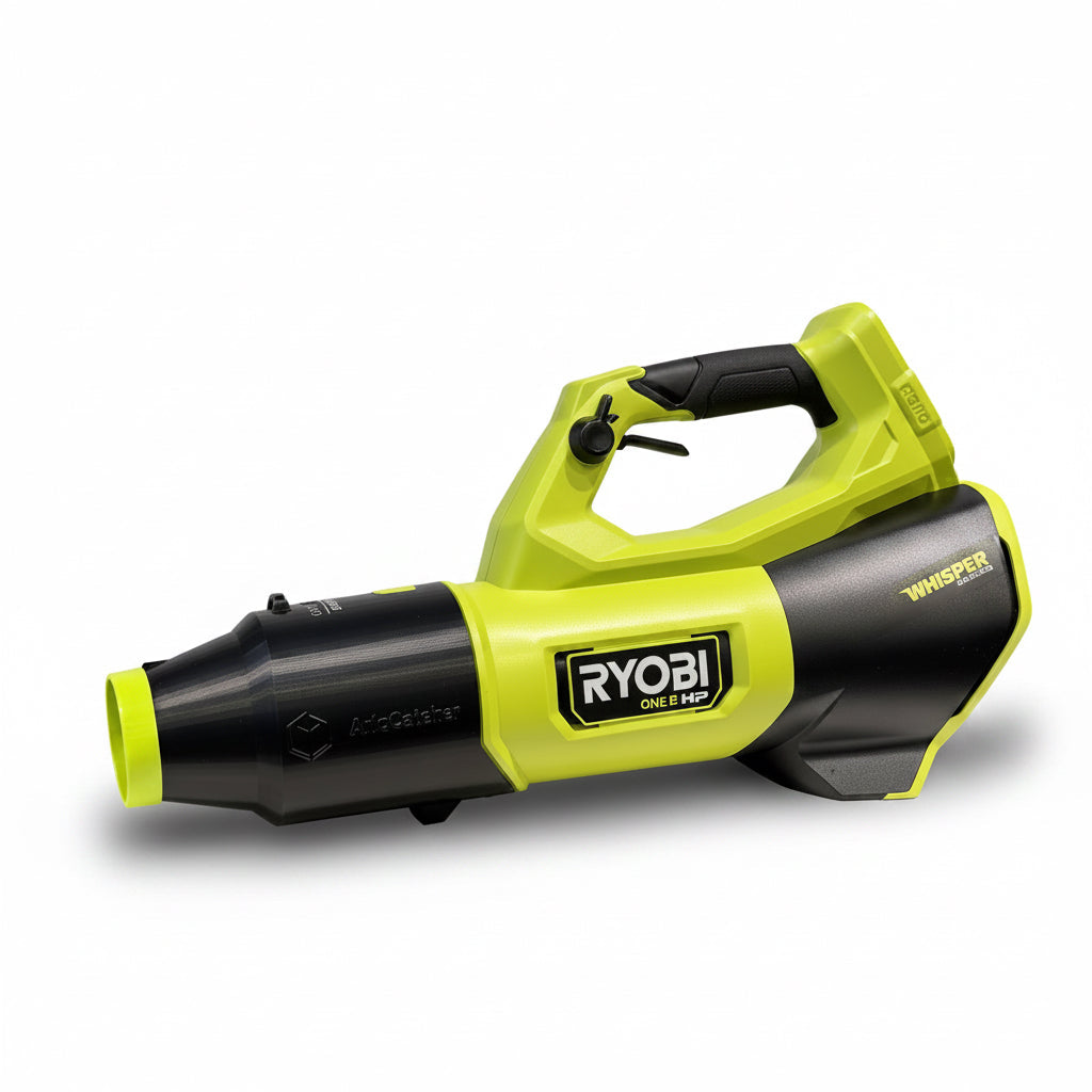 ArloCatcher Car Drying Stubby Nozzle for RYOBI leaf blowers, 40V and 18V Whisper series, built with shoulder strap anchor point, has potential to dry roof top of SUV, RV, Bus and other large vehicles