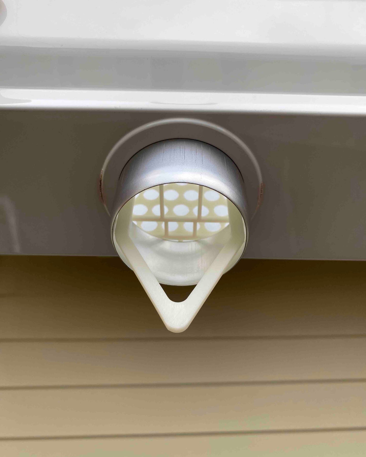 Remotely Installable Gutter Strainer for 2 in.x 3 in. downspout (5 in. K gutters) |Set of 2 units | with free pole hook attachment