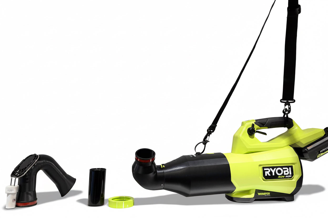 ArloCatcher High Gutter Cleaning Kit for RYOBI Leaf Blowers – Clean Two-Story Gutters from the Ground – Fits RYOBI 40V Whisper 800, 730, 650, 600 CFM and 18V 510 CFM