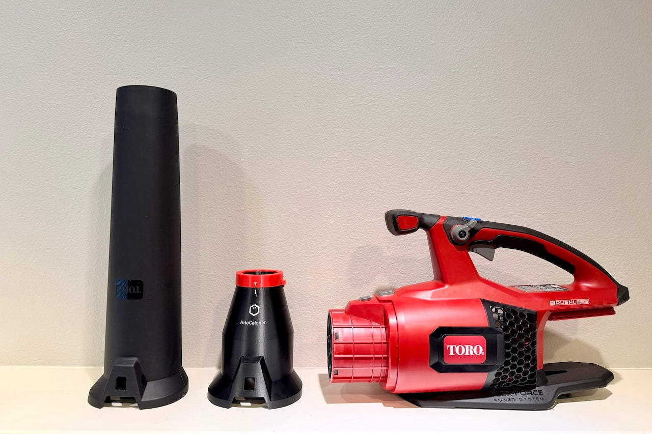 ArloCatcher High Gutter Cleaning Kit for TORO 605CFM 565CFM Leaf Blowers, Fits TORO Model 51820, 51820T, 51821, 51822 – Clean Two-Story Gutters from the Ground