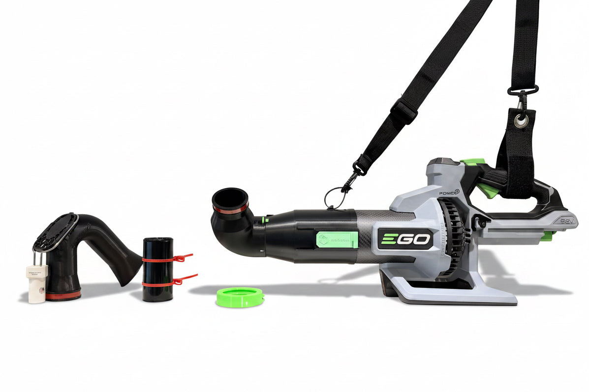 ArloCatcher High Gutter Cleaning Kit for EGO Leaf Blowers – Clean Two-Story Gutters from the Ground – Fits EGO 880 CFM Models
