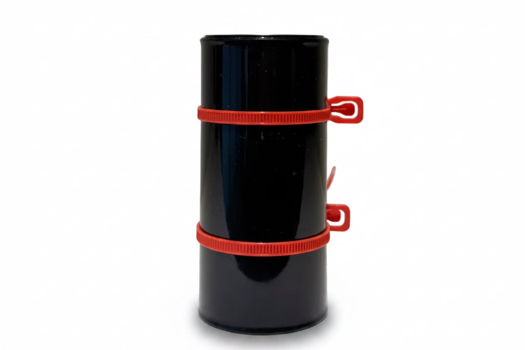 Tubing Roll with Reusable Zip Ties
