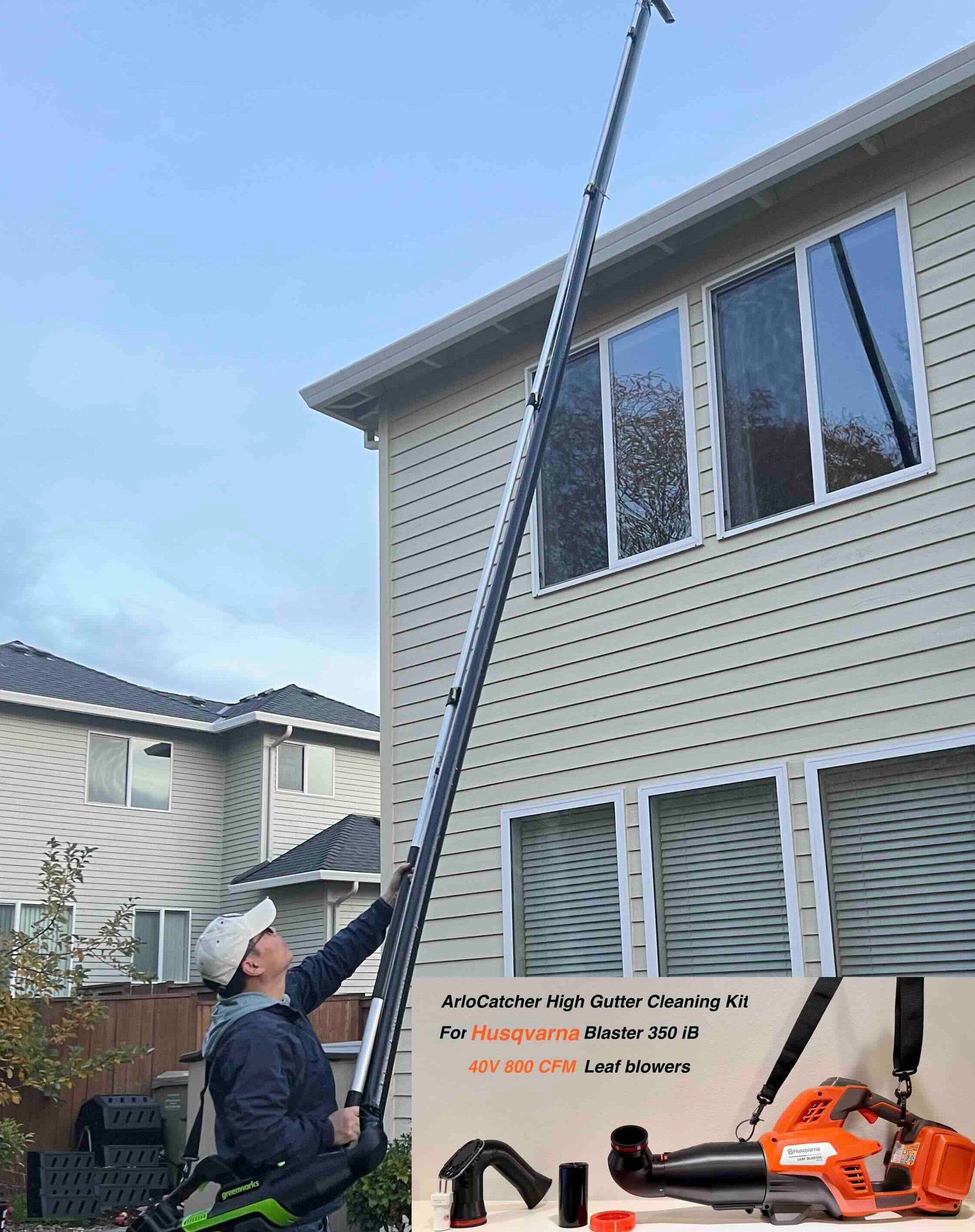 Husqvarna-350iB-gutter-cleaning-kit