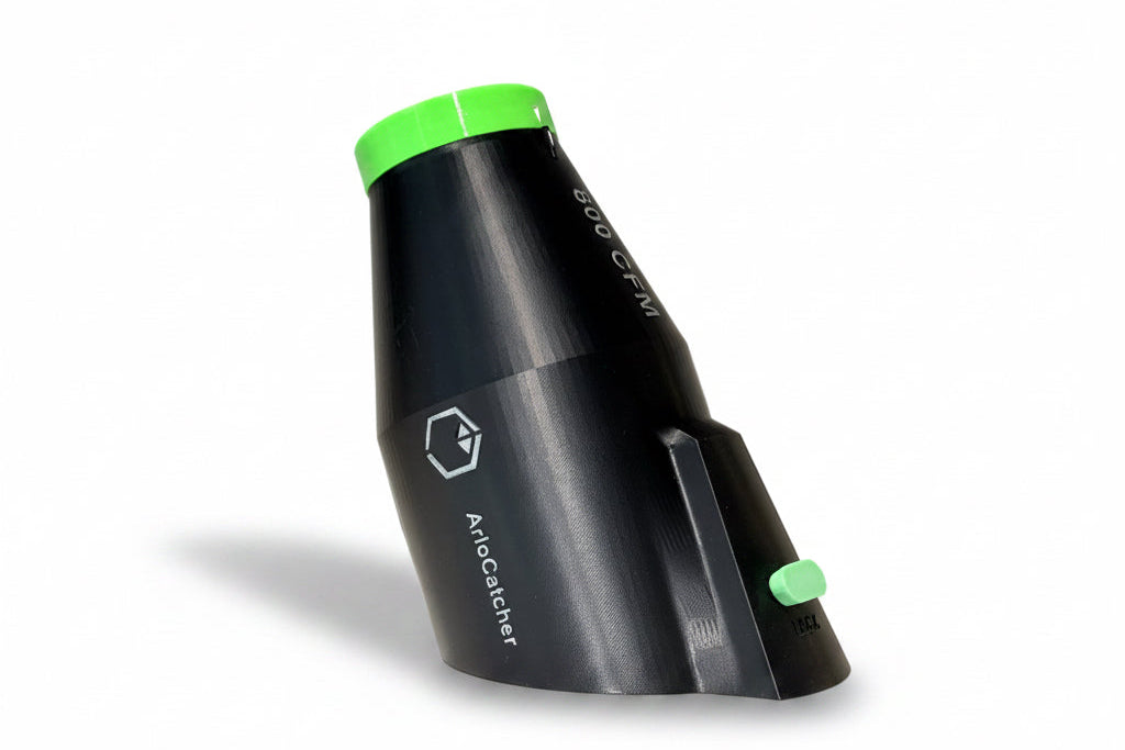 ArloCatcher Car Drying Short Stubby Nozzle for Greenworks Leaf Blowers, 800 (BLB479), 780 (BL60L411), 750 (BL80L2516), 660 CFM, Compatible with ArloCatcher Gutter Cleaning Kit, with potential of drying the roof top of large vehicles, SUV, RV, bus...