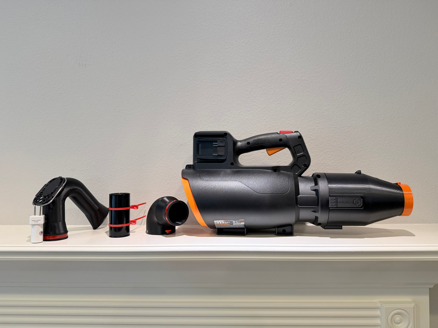 ArloCatcher High Gutter Cleaning Kit for WORX 40V 780 CFM WG582 Leaf Blowers – Clean Two-Story Gutters from the Ground
