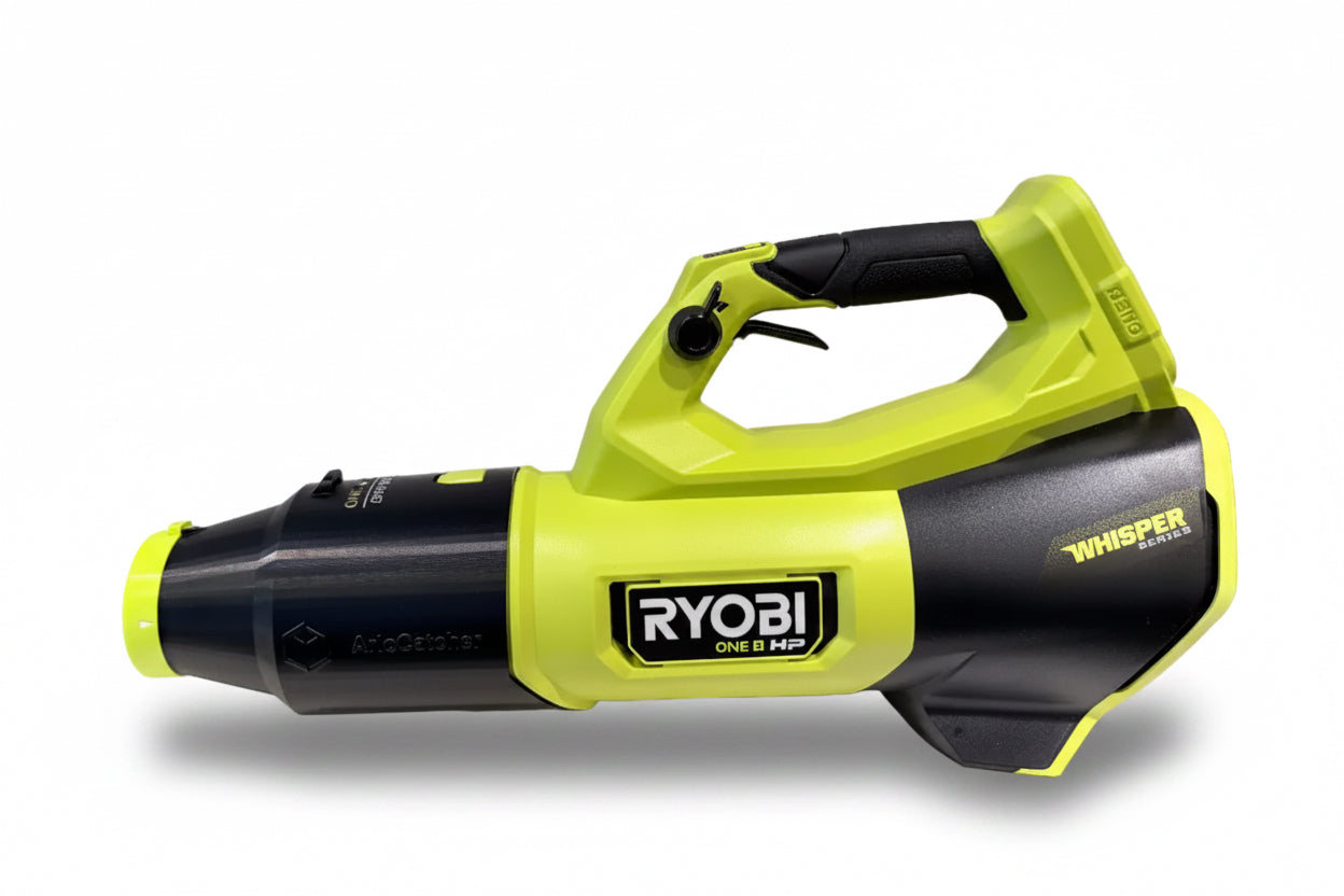 ArloCatcher Car Drying Stubby Nozzle for RYOBI 18V 510CFM Whisper series PBLLB01 leaf blower, built with shoulder strap anchor point, has potential to dry roof top of SUV, RV, Bus and other large vehicles