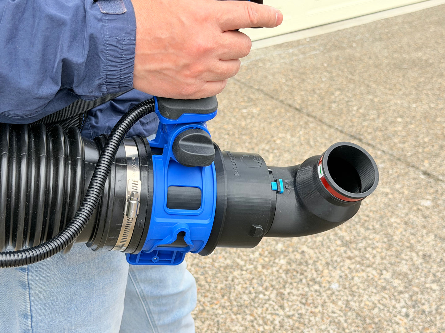 ArloCatcher High Gutter Cleaning Kit for Backpack leaf blowers: Kobalt 80V 850CFM, Greenworks 80V 750 CFM, RYOBI 40V 850CFM – Clean Two-Story Gutters from the Ground