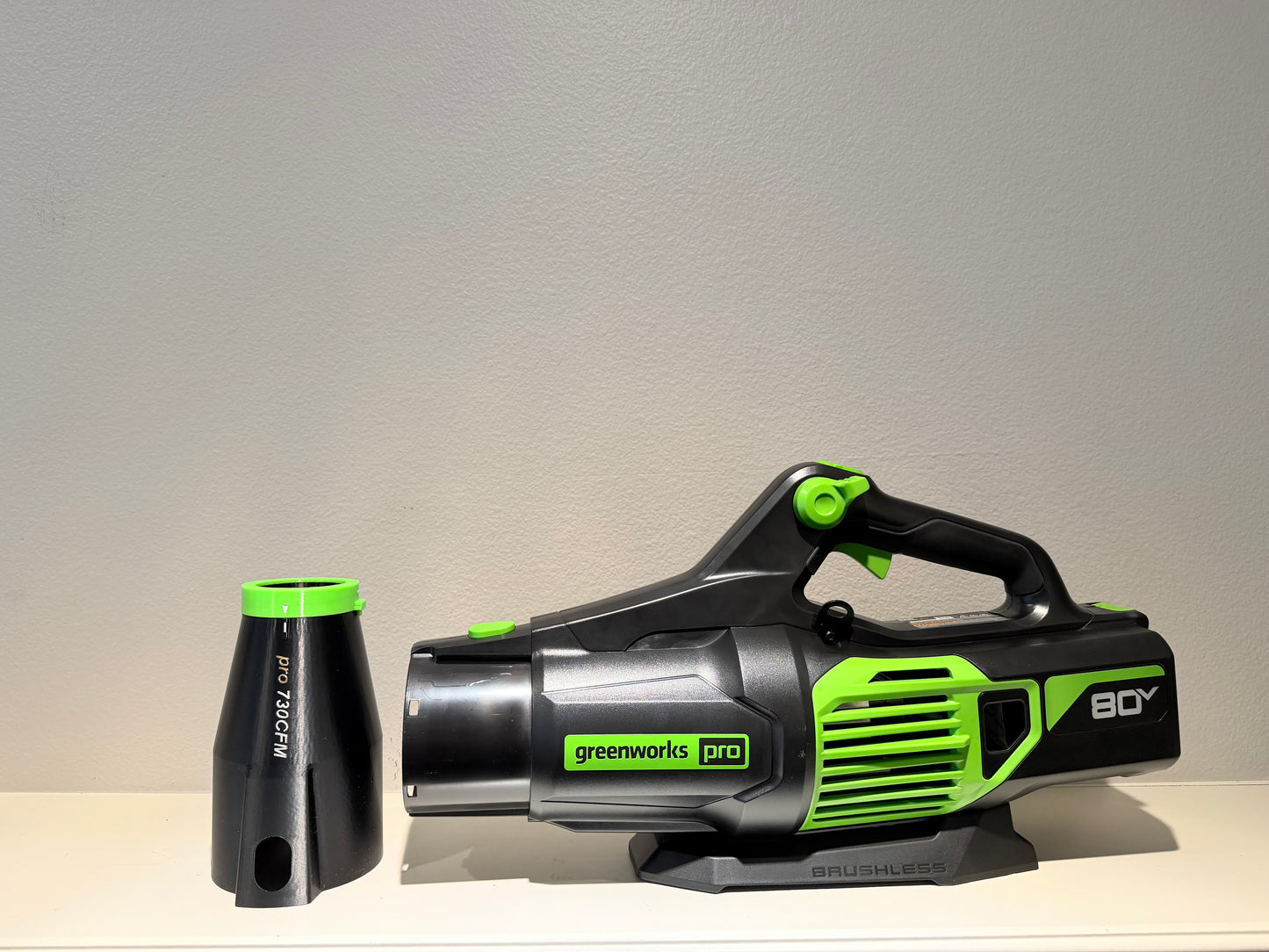 Car Drying Short Nozzle for Greenworks 770(80V), 760, 730, 700(60V), 700(80V), 610, 585 (BLE402), 550, 515, 500 CFM leaf blowers, with potential of drying the roof top of large vehicles, RV, SUV, bus...