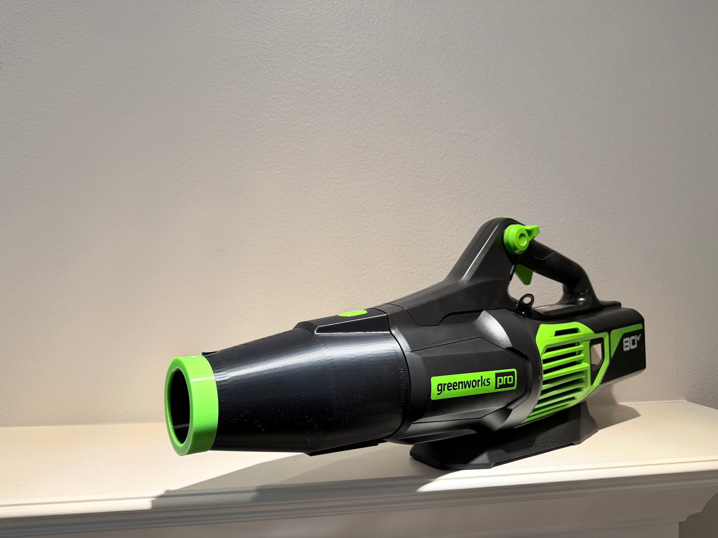 Car Drying Short Nozzle for Greenworks 770(80V), 760, 730, 700(60V), 700(80V), 610, 585 (BLE402), 550, 515, 500 CFM leaf blowers, with potential of drying the roof top of large vehicles, RV, SUV, bus...