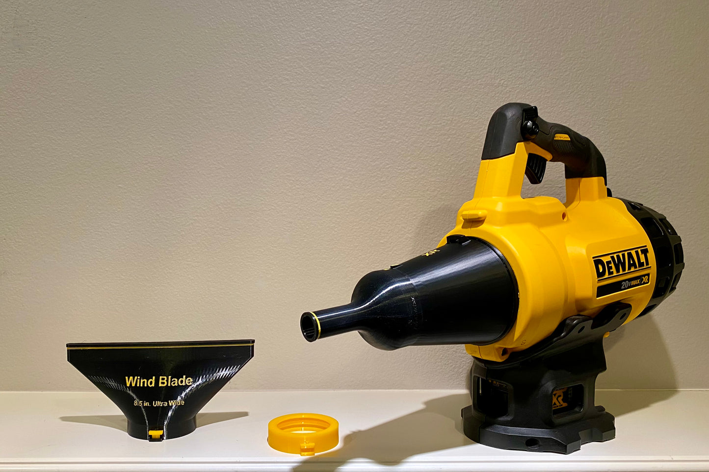 Car Drying Short Nozzle For DeWALT Leaf Blowers, 20V MAX XR and 60V Max FlexVolt, with potential of drying roof top of large vehicles, SUV, RV, bus...