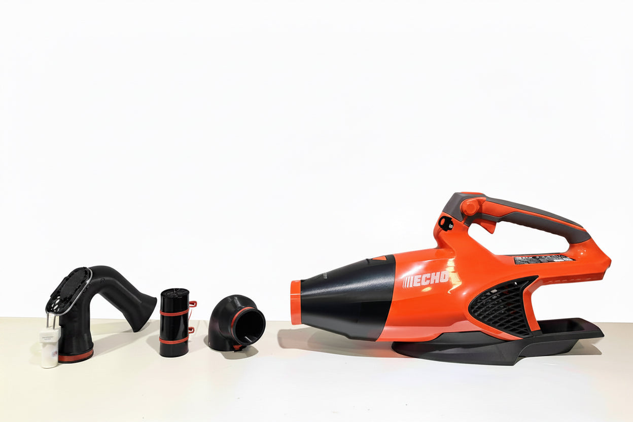 ArloCatcher High Gutter Cleaning Kit for ECHO 56V 526CFM, 549CFM eFORCE blowers, DPB-2500, DPB-2610 – Clean Two-Story Gutters from the Ground