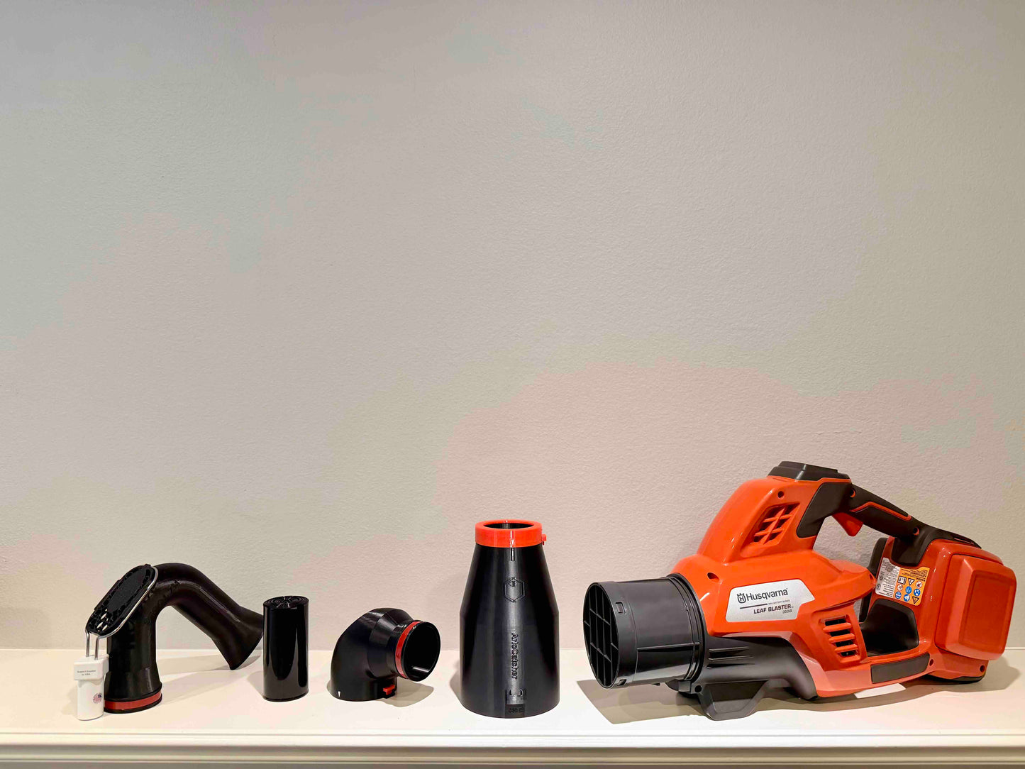 High Gutter Cleaning Kit for Husqvarna leaf blaster 350iB leaf blower 40V 800 CFM 200MPH – Clean Two-Story Gutters from the Ground