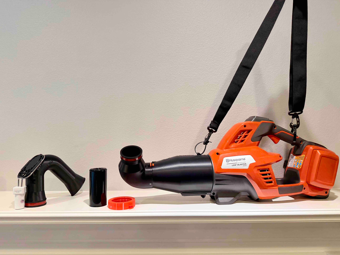 High Gutter Cleaning Kit for Husqvarna leaf blaster 350iB leaf blower 40V 800 CFM 200MPH – Clean Two-Story Gutters from the Ground