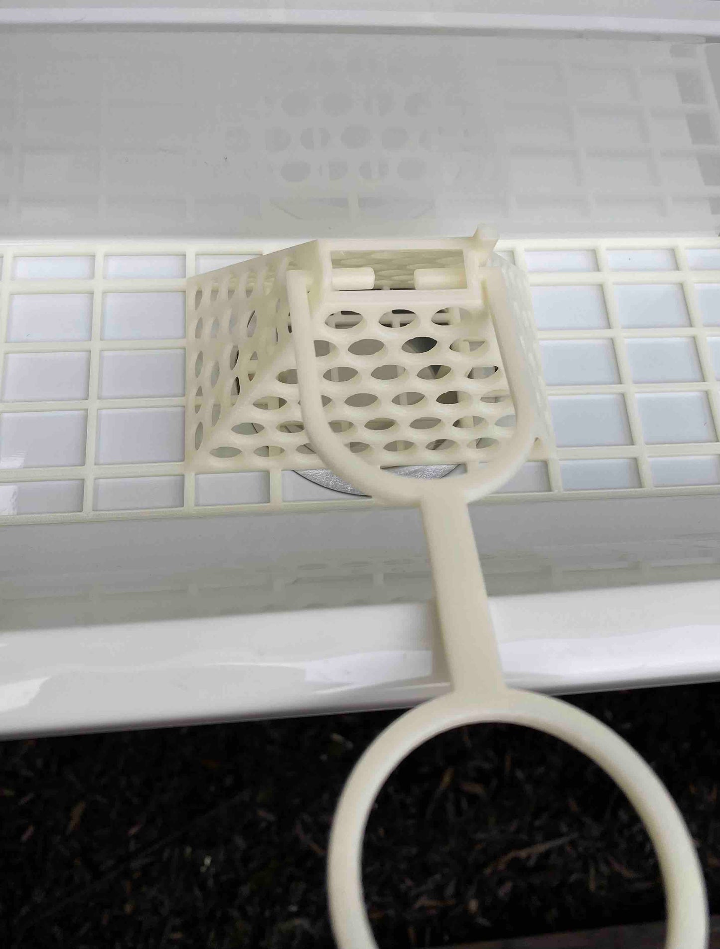 Remotely Installable Gutter Strainer for 2 in.x 3 in. downspout (5 in. K gutters) |Set of 2 units | with free pole hook attachment