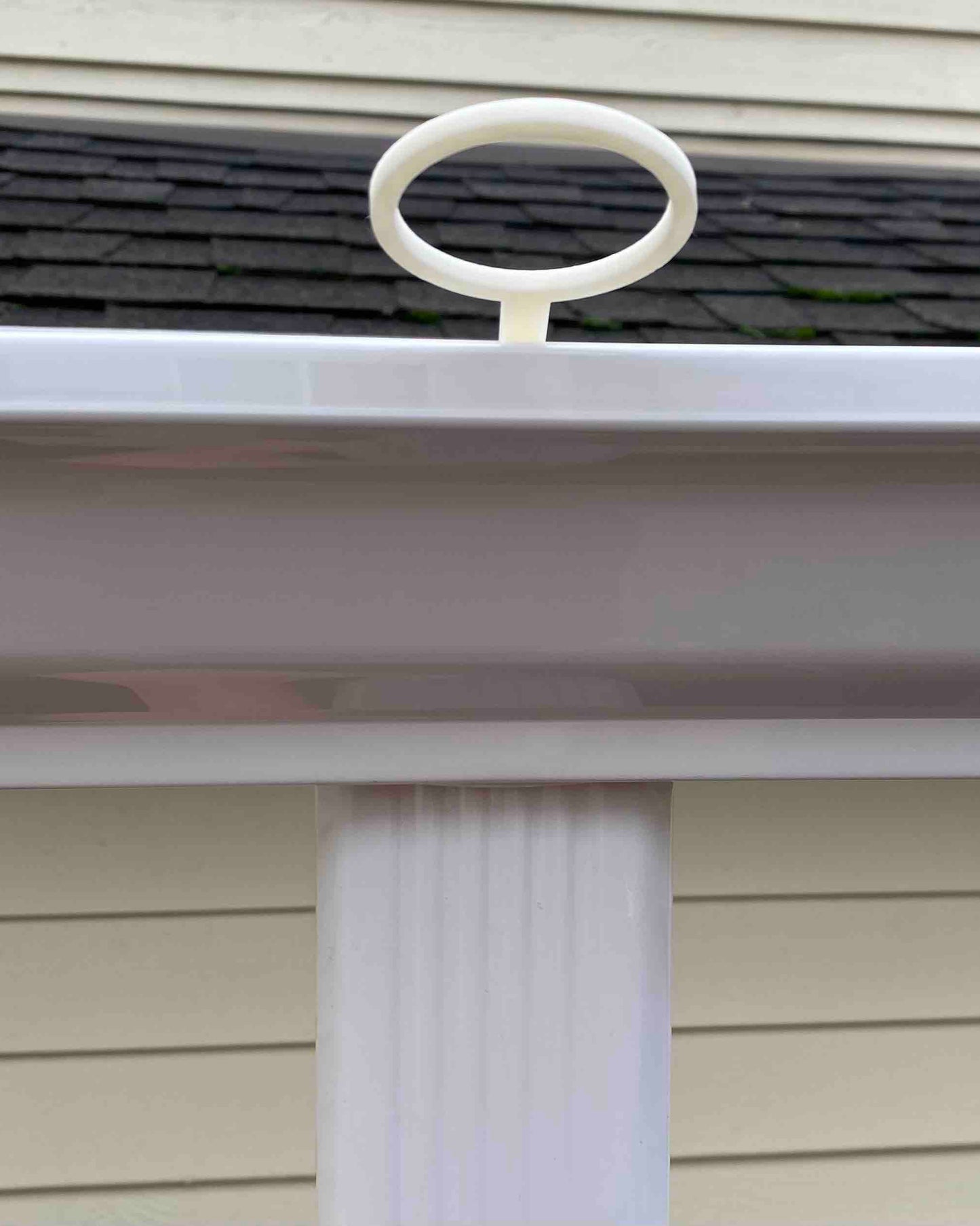 Remotely Installable Gutter Strainer for 2 in.x 3 in. downspout (5 in. K gutters) |Set of 2 units | with free pole hook attachment