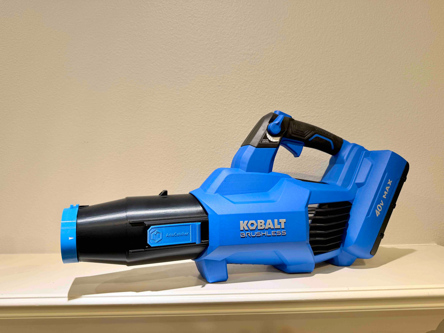 Car Drying Short Nozzle for Kobalt 40V 520CFM leaf blowers, built with shoulder strap anchor point, with potential of drying the roof top of large vehicles, SUV, RV, bus...