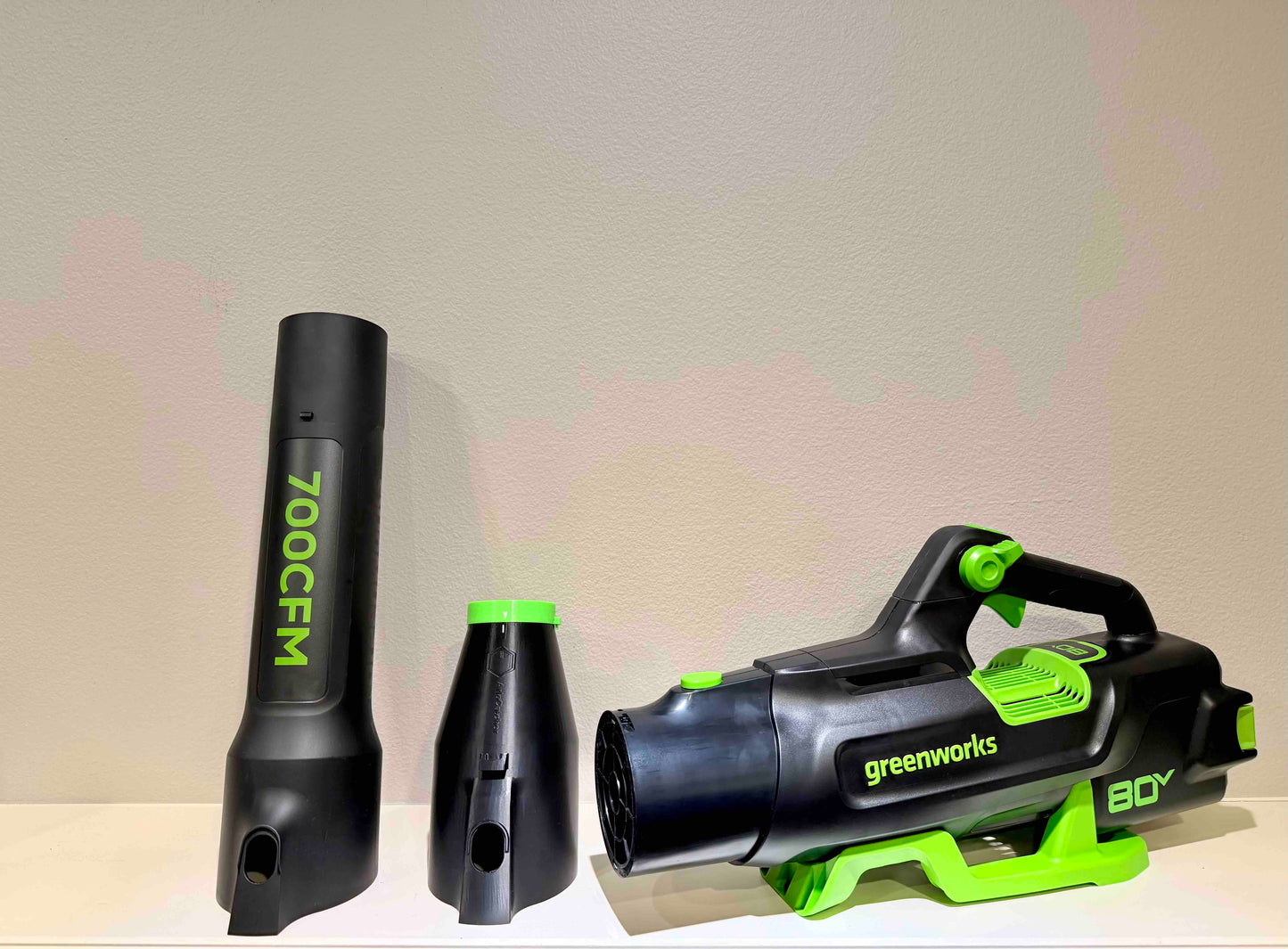 Car Drying Short Nozzle for Greenworks 770(80V), 760, 730, 700(60V), 700(80V), 610, 585 (BLE402), 550, 515, 500 CFM leaf blowers, with potential of drying the roof top of large vehicles, RV, SUV, bus...