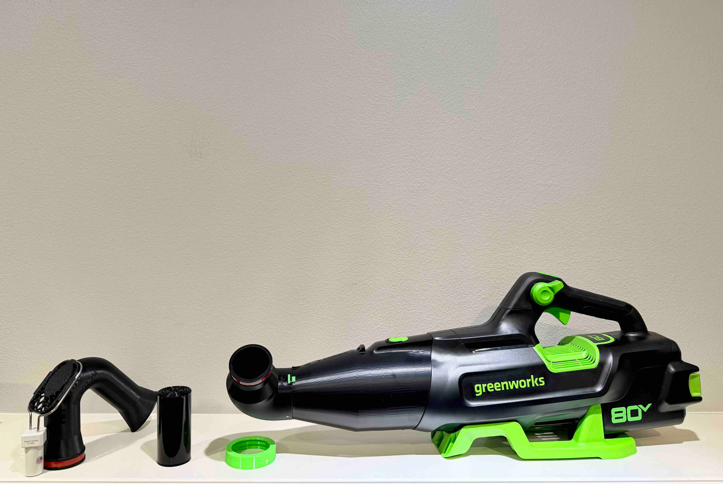 Car Drying Short Nozzle for Greenworks 770(80V), 760, 730, 700(60V), 700(80V), 610, 585 (BLE402), 550, 515, 500 CFM leaf blowers, with potential of drying the roof top of large vehicles, RV, SUV, bus...