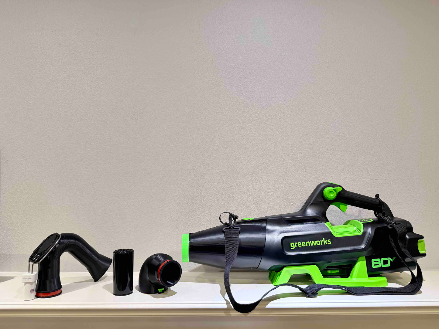 Car Drying Short Nozzle for Greenworks 770(80V), 760, 730, 700(60V), 700(80V), 610, 585 (BLE402), 550, 515, 500 CFM leaf blowers, with potential of drying the roof top of large vehicles, RV, SUV, bus...