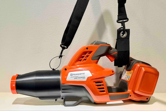 Car Drying Short Nozzle for Husqvarna 40V 800CFM leaf blaster 350iB leaf blowers, with shoulder strap anchor point