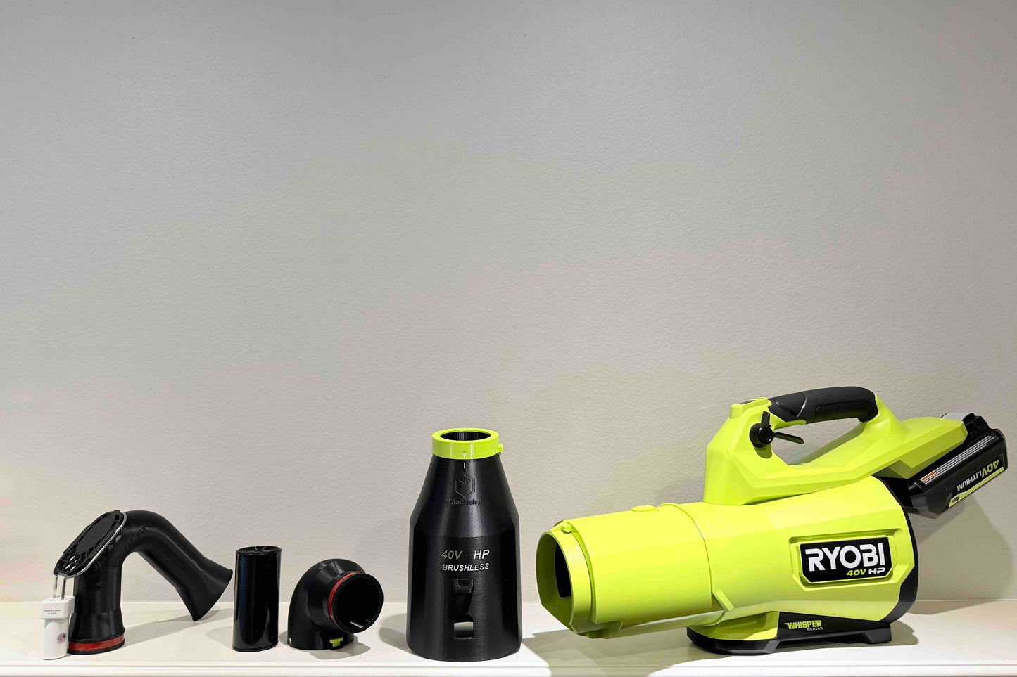 High Gutter Cleaning Kit for RYOBI 40V 800CFM Leaf Blowers RY40HPLB01 – Clean Two-Story Gutters from the Ground – Fits RYOBI 40V Whisper 800 CFM