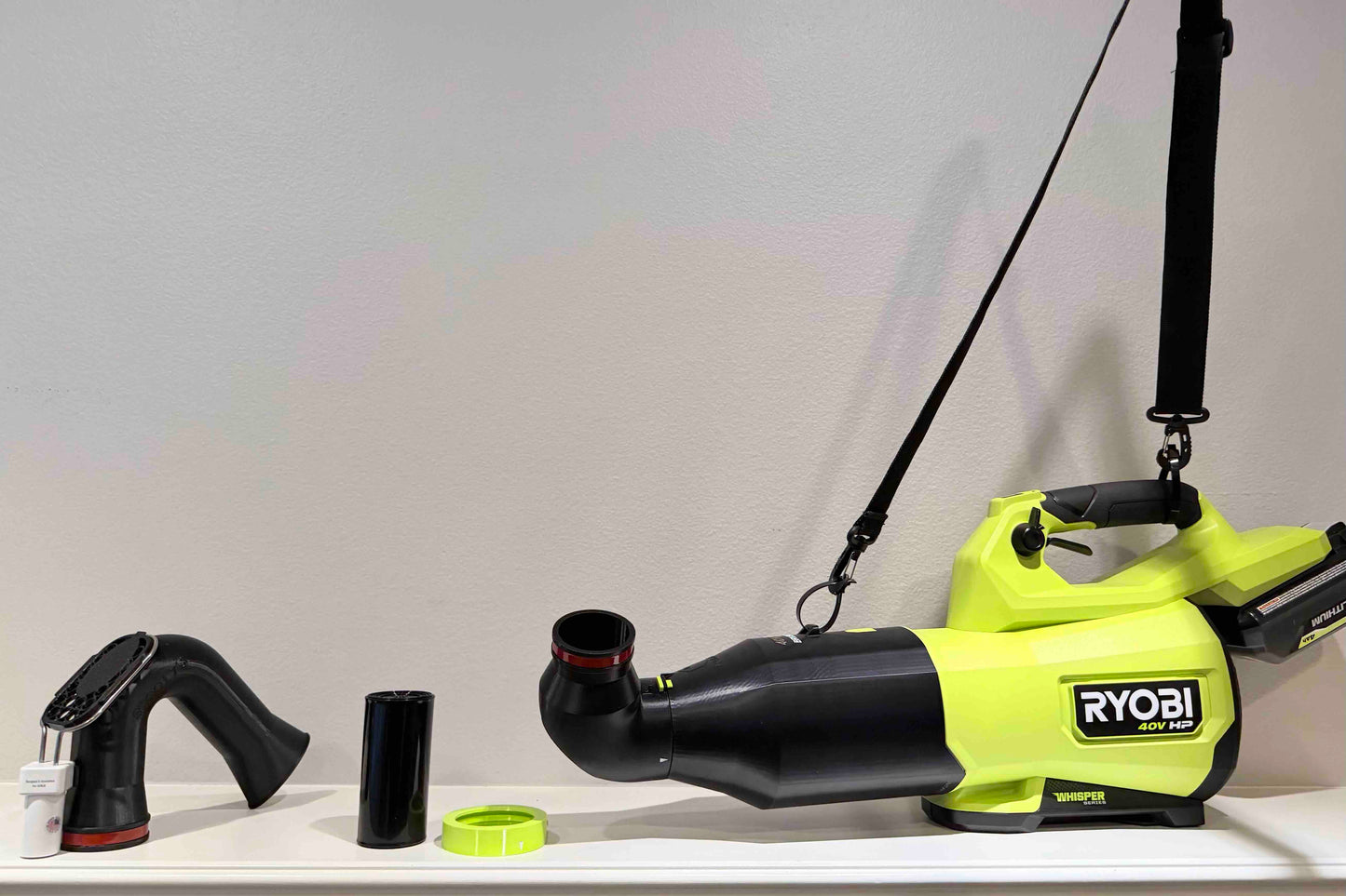 High Gutter Cleaning Kit for RYOBI Leaf Blowers – Clean Two-Story Gutters from the Ground – Fits RYOBI 40V Whisper 800, 730, 650, 600 CFM