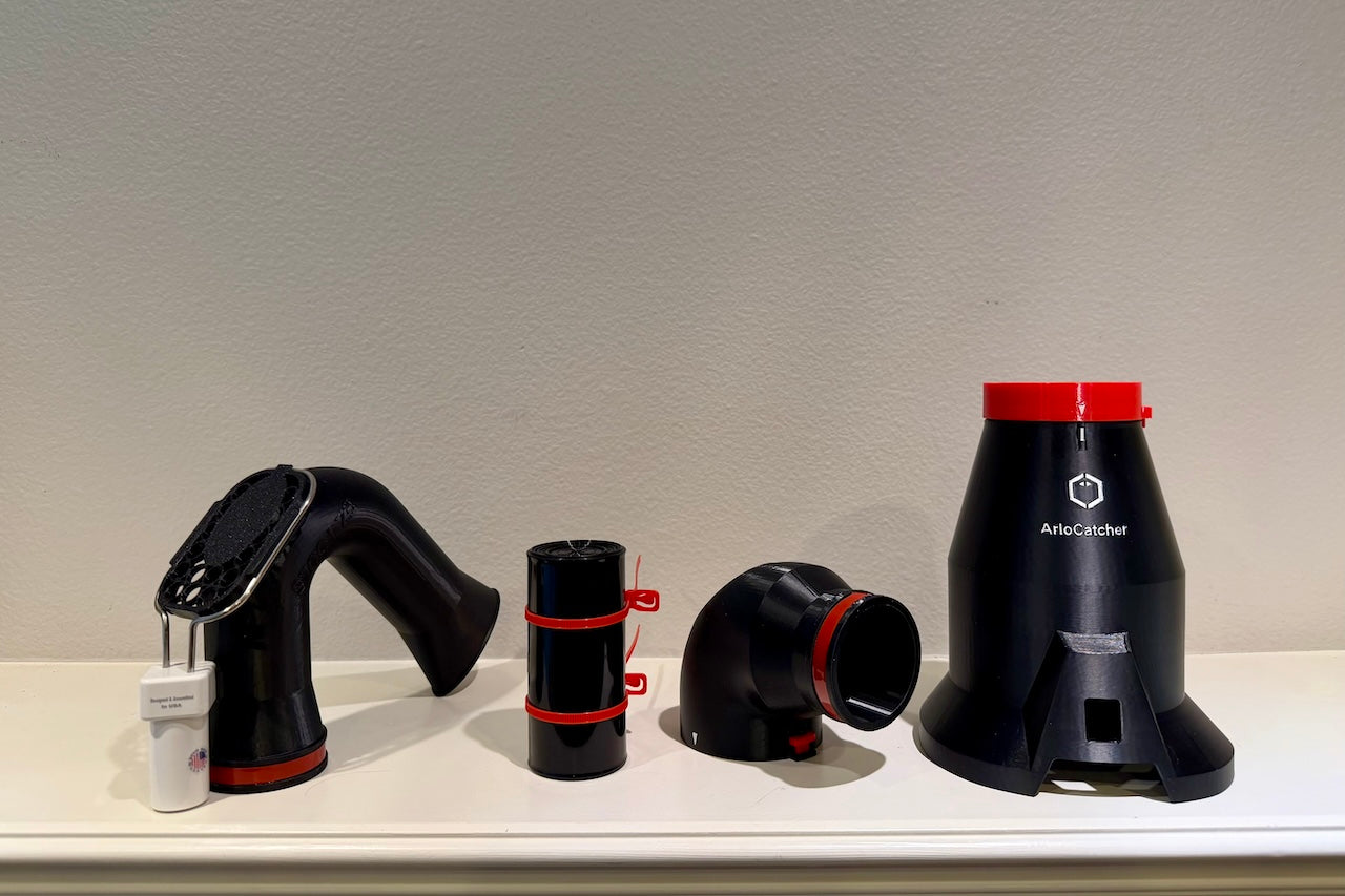 ArloCatcher High Gutter Cleaning Kit for TORO 605CFM 565CFM Leaf Blowers, Fits TORO Model 51820, 51820T, 51821, 51822 – Clean Two-Story Gutters from the Ground