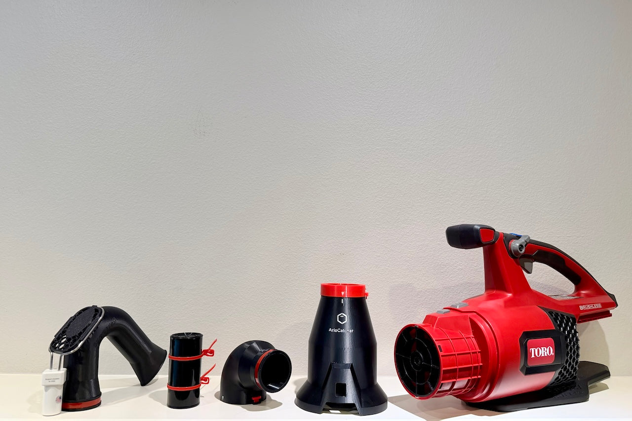 ArloCatcher High Gutter Cleaning Kit for TORO 605CFM 565CFM Leaf Blowers, Fits TORO Model 51820, 51820T, 51821, 51822 – Clean Two-Story Gutters from the Ground