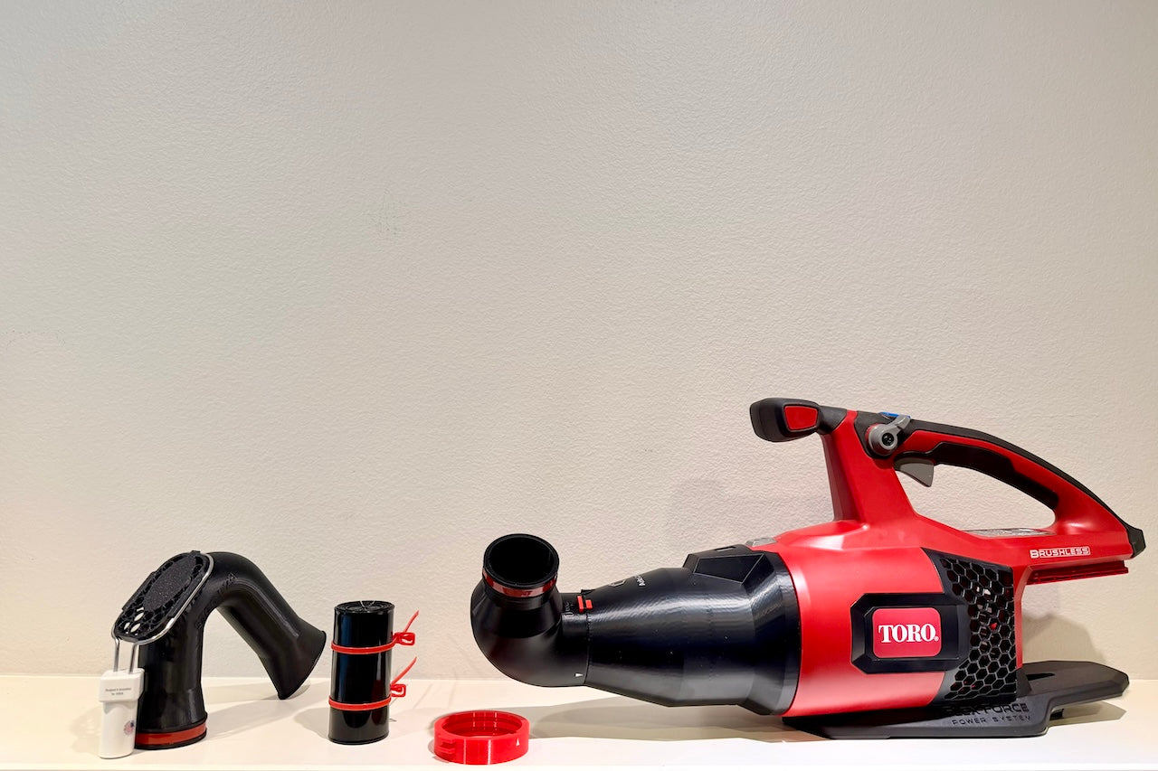 ArloCatcher High Gutter Cleaning Kit for TORO 605CFM 565CFM Leaf Blowers, Fits TORO Model 51820, 51820T, 51821, 51822 – Clean Two-Story Gutters from the Ground