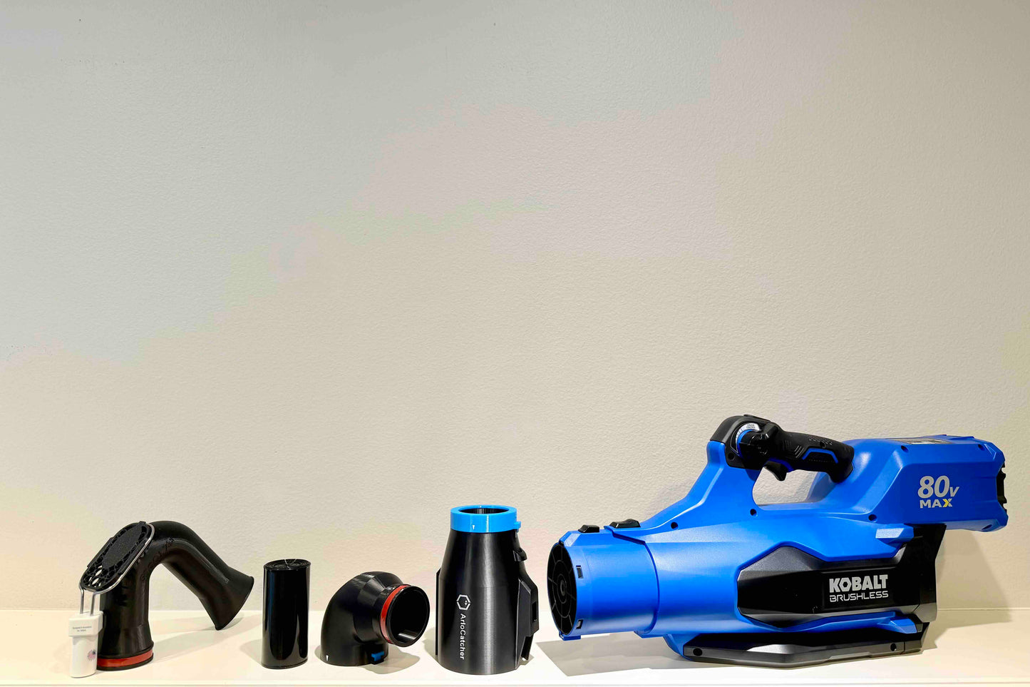 High Gutter Cleaning Kit for Kobalt 80V 630CFM Leaf Blowers, Model KHB 6380-06, KHB 25280-06, KHB 4080-06, Clean Two-Story Gutters from the Ground