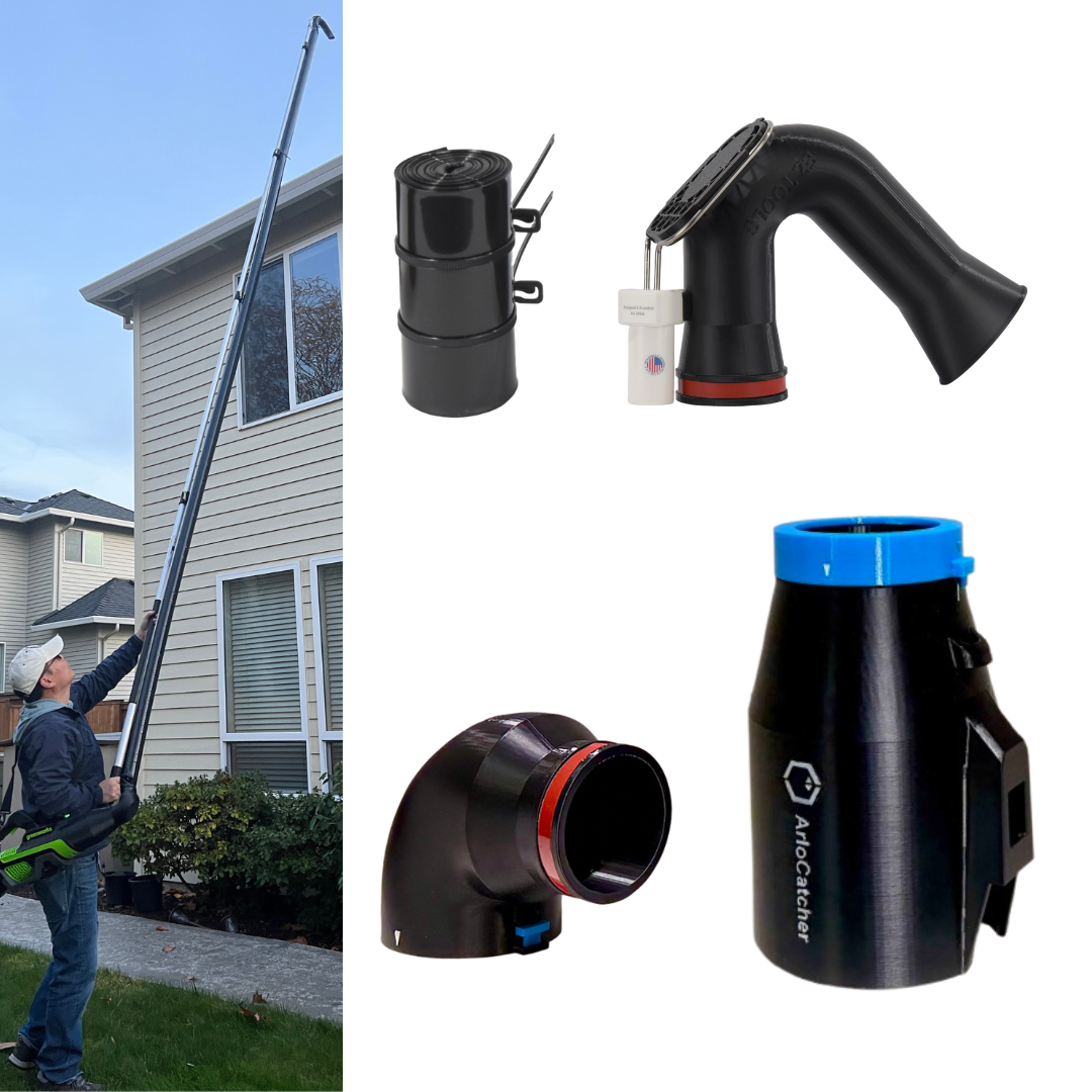 High Gutter Cleaning Kit for Kobalt 80V 630CFM Leaf Blowers, Model KHB 6380-06, KHB 25280-06, KHB 4080-06, Clean Two-Story Gutters from the Ground
