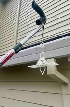 Load image into Gallery viewer, Remotely Installable Gutter Strainer for 1.75x2.75 inch Plain Square Downspout, Set of 2 with free pole hook attachment