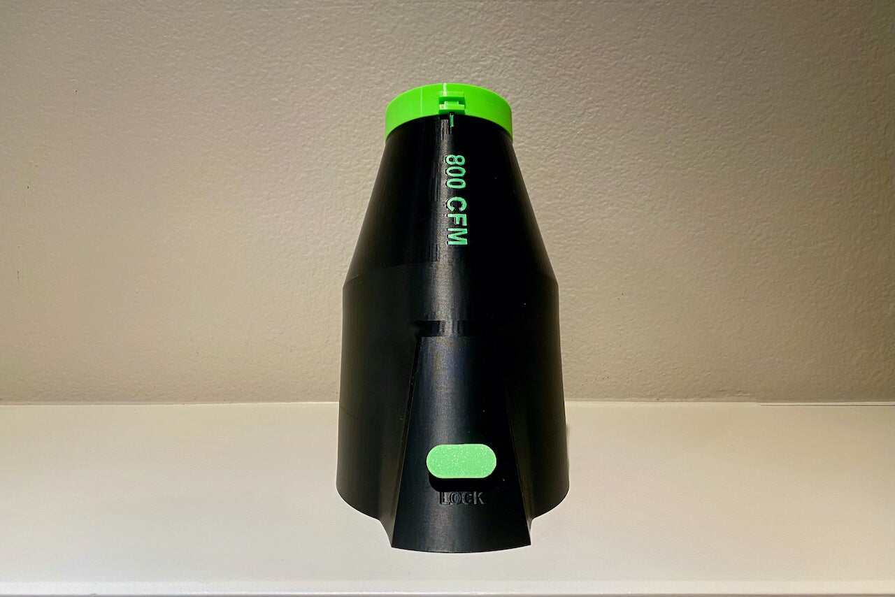 Car Drying Short Nozzle for Greenworks Leaf Blowers, 800 (BLB479), 780, 750, 660 CFM, Compatible with ArloCatcher Gutter Cleaning Kit, with potential of drying the roof top of large vehicles, SUV, RV, bus...